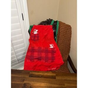 BATH & BODY WORK STORE APRON-Red with mice Gingham Great Quality